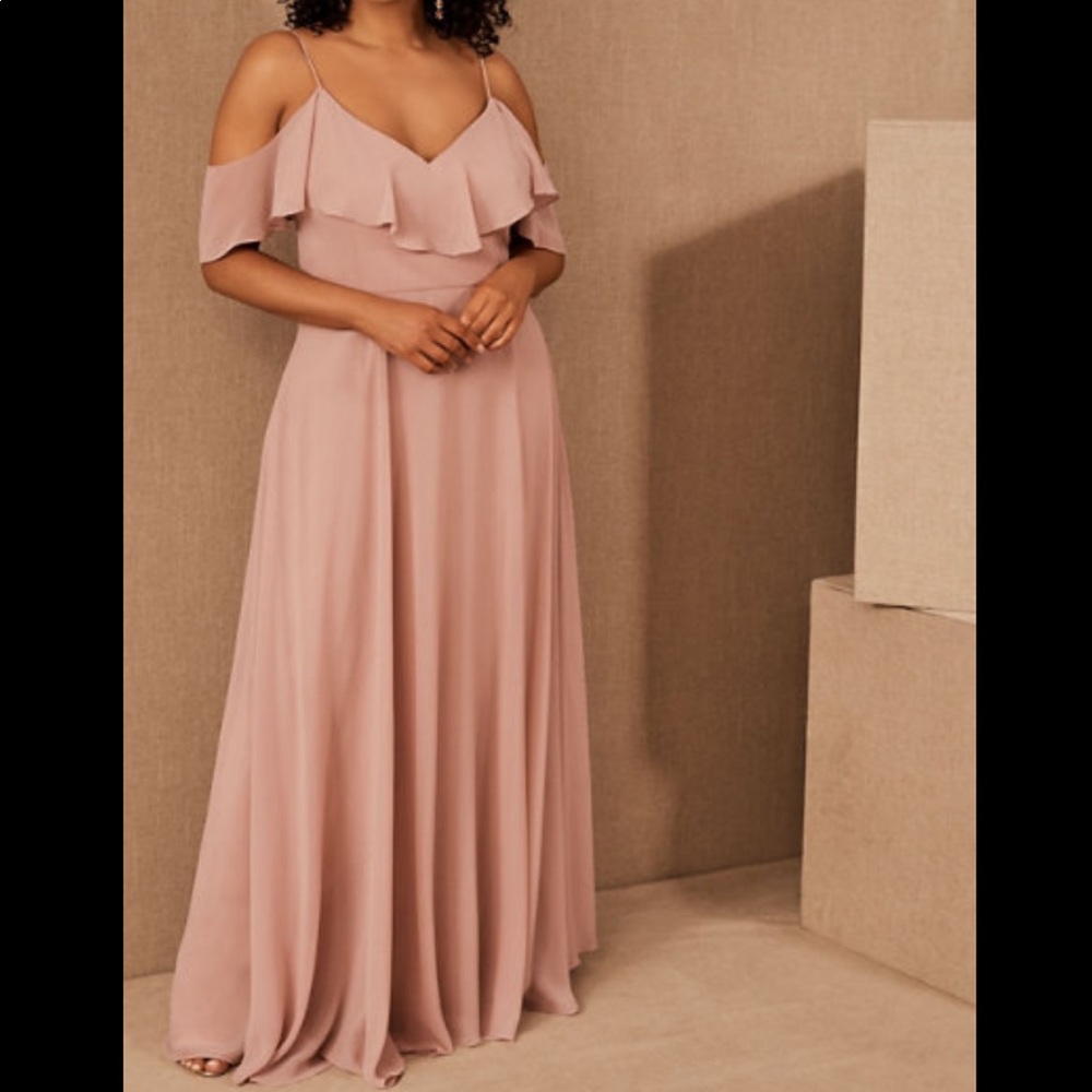 NWT Jenny Yoo BHLDN Mila dress Whipped Apricot